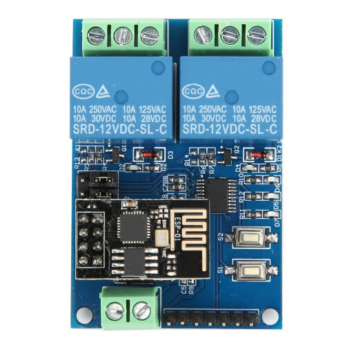 Modulo relè WiFi a due vie 12V ESP8266 App Android 2