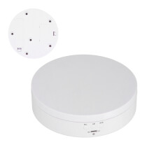 Supporto espositivo girevole 240g 13.2x13.2x3.4 cm Bianco