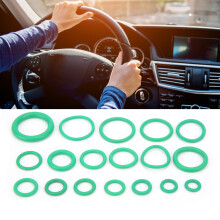 270 pièces 18 tailles Kit de joints de climatisation automobile - nitrile vert