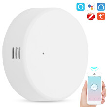 Sensore ZigBee di temperatura e umidità bianco 39x12mm 100mAh