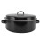 Roasting Pan Black Speckled Finish Household Non 5