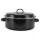 Roasting Pan Black Speckled Finish Household Non 6