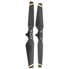2 Stück Propeller für DJI Spark Drohne Schnellverschluss klappbare Klingen 4730F Propeller Ersatzteile Schwarz Gold Kante
