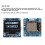 0.96in OLED WiFi Clock Module PCB 40mAh Button Battery 5V 10