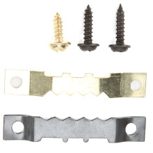 Kit di 120 ganci per foto: 3x10mm dorato/nero