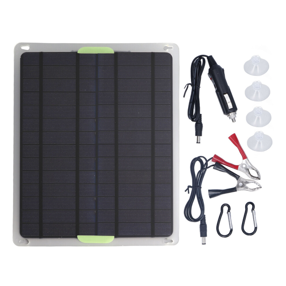20W 12V Solar Panel Car Battery Charger For Car 8195014064710