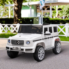 HOMCOM Mercedes Benz G500 12V Kids Electric Ride On Car w/ Remote Control White