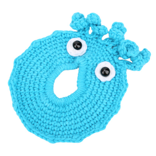 Hand Knitted Camera Lens Decorative Ring Pendant 1