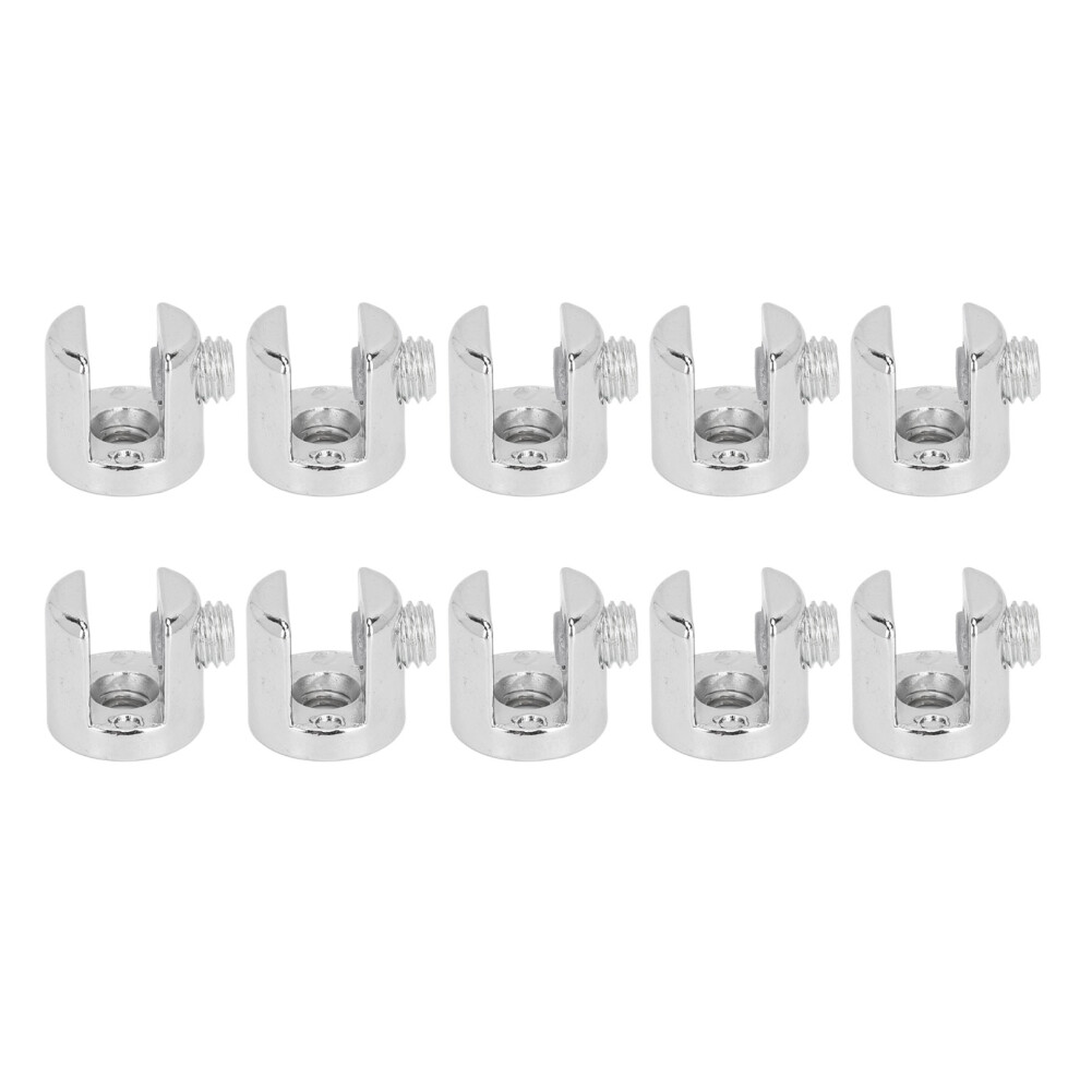 10pcs Glass Plate Fixing Clamp Zinc Alloy Board