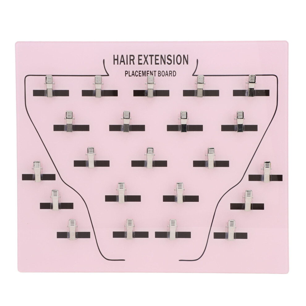 Wig Extension Holder Board Acrylic 22 Stainless