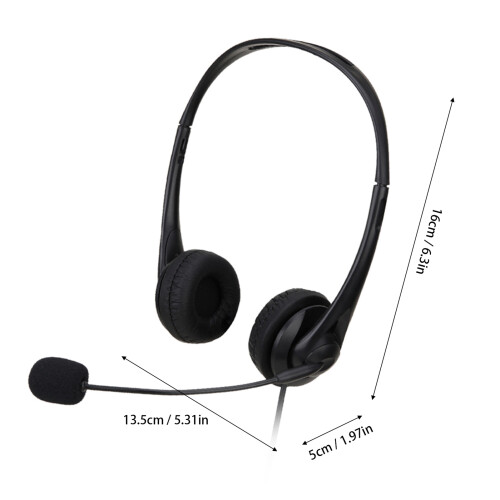 SY490MV cuffia USB nera con microfono 40mm driver 32Ω 1