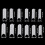 240pcs Extra Long Clear Acrylic False Nail Tips, Sizes #0-11 6