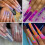 240pcs Extra Long Clear Acrylic False Nail Tips, Sizes #0-11 12