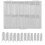 240pcs Extra Long Clear Acrylic False Nail Tips, Sizes #0-11 2