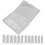 240pcs Extra Long Clear Acrylic False Nail Tips, Sizes #0-11 16
