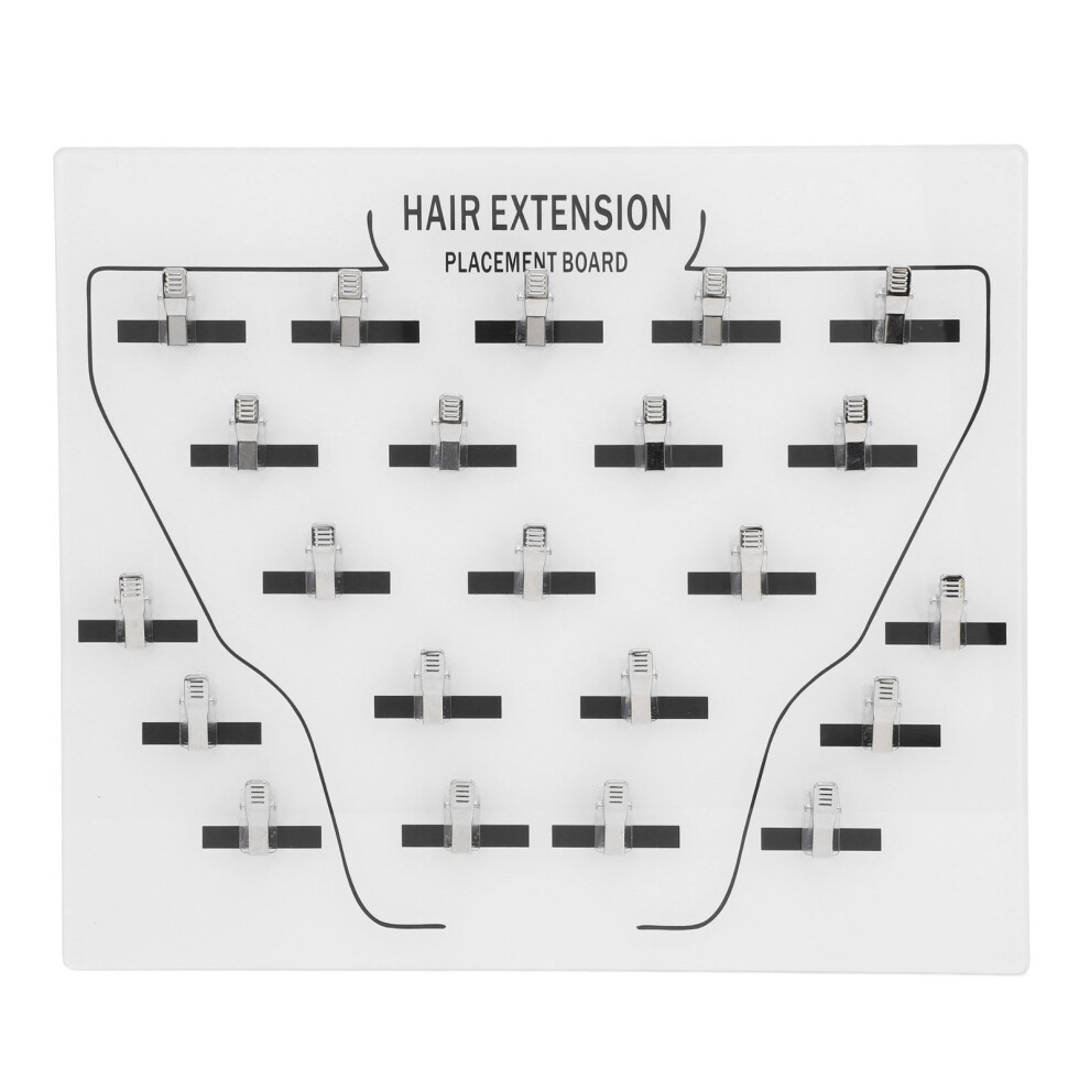 Wig Extension Holder Board Acrylic 22 Stainless