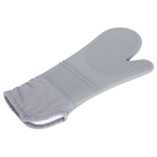 Guanti da forno in silicone Gary 38x18,5 cm, fodera in cotone