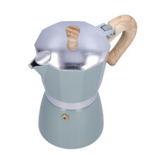 300ML Cyan Blue Aluminum Coffee Pot for Gas & Ethanol Stoves