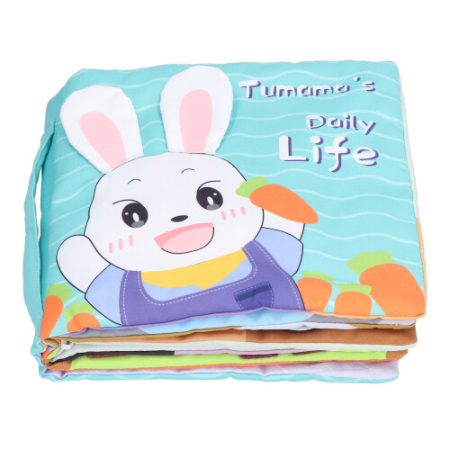 Soft Baby Book Infant Cloth Fabric Interactive 1