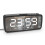 Radio-réveil 5,1'' Blanc/Noir, 12/24 h 1