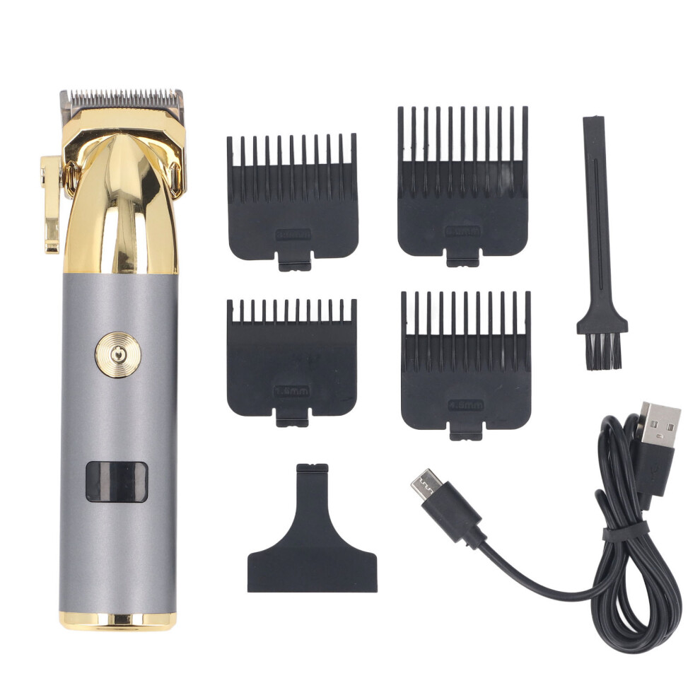 Electric Barber Clipper USB Rechargeable Alloy