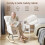 Joolihome Rocking Chair, High Back Teddy Upholstered Chair 4