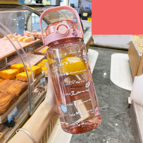 Large Water Bottle 2 Drinking Methods PC PP