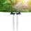 2Pcs Greenhouse Rain Gutter Drains Silver Drainage 11