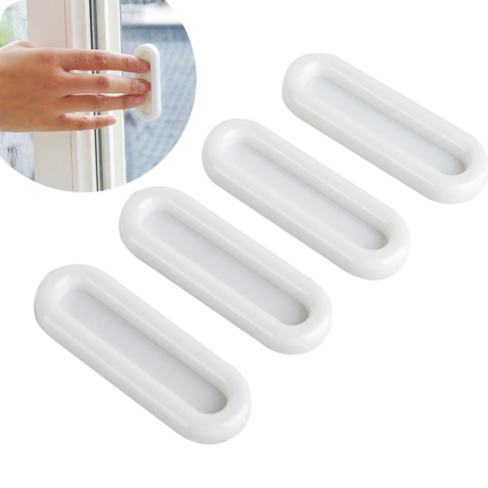 4Pcs Instant Window Handle Stick On Cabinet Knobs 8195014102856