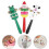 3pcs Wood Animal Rattle Tw 3