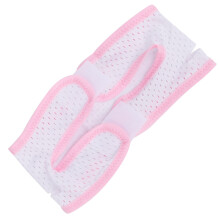 Antischnarch-Kinnriemen Gesichtsslimming Netz Atmungsaktiver Halsschlauch Kieferstützgurt Bandage (Rosa, Kantenabdeckung)