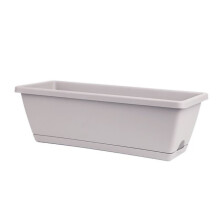 Rectangular Planter Box Plastic Flower and