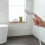 White Shower Handset 6 Mode Function Large Head Easy Clean Nozzles 4