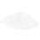 Rete da pesca a mosca 50# bianco trasparente 4,8-5,3 oz 1