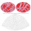Rete da pesca a mosca 50# bianco trasparente 4,8-5,3 oz 12