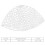 Rete da pesca a mosca 50# bianco trasparente 4,8-5,3 oz 8
