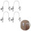 (Black) 4 Pcs Window Restrictor Locks Window Restrictors Baby Security Window Locks Window Locks Door Locks TW 3