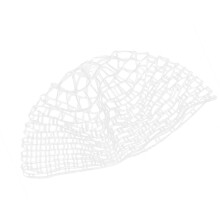 60# Retino da pesca a mosca in gomma bianca 4.8-5.3oz