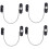 (Black) 4 Pcs Window Restrictor Locks Window Restrictors Baby Security Window Locks Window Locks Door Locks TW 1