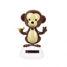 (Monkey) Solar Ornt For Car Dasard Dancing Animal Tabletop #yuwe TW