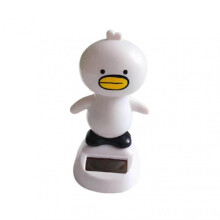 (White Chicken) Solar Ornt For Car Dasard Dancing Animal Tabletop #yuwe TW
