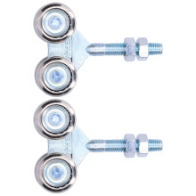 2 Stück Türhänger-Rad Rollen Glass Tür Accessoire für Scheunentor Durchmesser 35mm