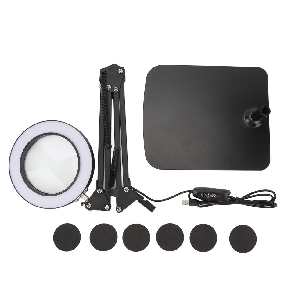 Light 5X Magnifying Glass With Flexible Ed