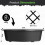 Large Plastic Round Garden Sieve Riddle Riddler Soil Sifter Mesh Tool 2