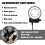 Luce LED per microscopio 4,5W 120x97x21mm bianco 8