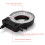 Luce LED per microscopio 4,5W 120x97x21mm bianco 4