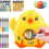 Easter Egg Machine, Easter Egg Decorator Kit, Diy Easter Egg Decorating Machine with Spinner, Egg Painting Dyeing Colouring Machine Toy with 8 Drying 1