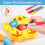 Easter Egg Machine, Easter Egg Decorator Kit, Diy Easter Egg Decorating Machine with Spinner, Egg Painting Dyeing Colouring Machine Toy with 8 Drying 3