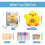 Easter Egg Machine, Easter Egg Decorator Kit, Diy Easter Egg Decorating Machine with Spinner, Egg Painting Dyeing Colouring Machine Toy with 8 Drying 2