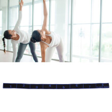 Widerstandsbänder Yoga Latin-Tanz Zugriemen Gürtel Fitness Elastisches Übungsdehnung Band Blau Nummer